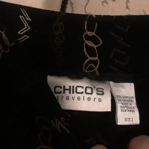 Chico's Accessories - CHICO'S size 2 Palazzo pants- so cute.LARGE Chico's Accessories - CHICO'S size 2 Palazzo pants- so cute.LARGE